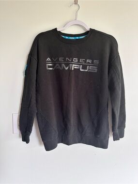 Marvel Avengers Campus Black Crewneck Sweatshirt